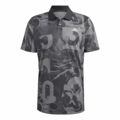 ADIDAS Club Graphic Polo Men - Dark Grey, Grey