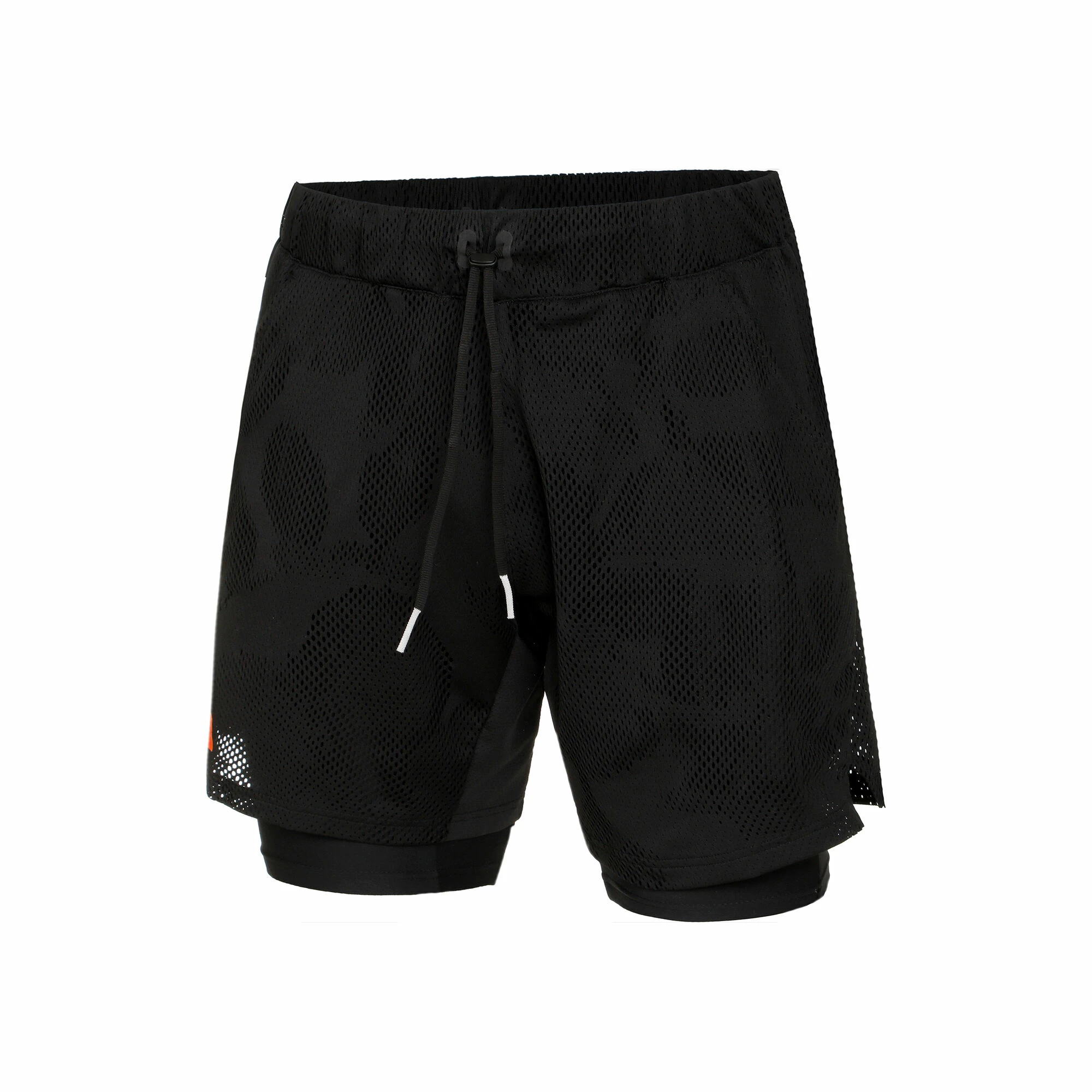 ADIDAS Melbourne Two-in-One 7-inch Shorts Men - Black 1 ADIDAS Melbourne Two-in-One 7-inch Shorts Men - Black