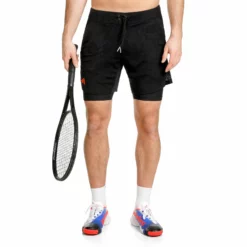 ADIDAS Melbourne Two-in-One 7-inch Shorts Men - Black 18 ADIDAS Melbourne Two-in-One 7-inch Shorts Men - Black -Tennis Shop 17967000 0 5