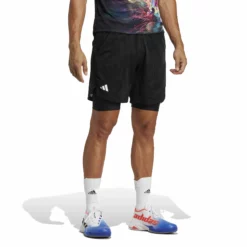 ADIDAS Melbourne Two-in-One 7-inch Shorts Men - Black 23 ADIDAS Melbourne Two-in-One 7-inch Shorts Men - Black -Tennis Shop 17967000 13
