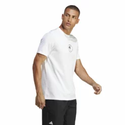 ADIDAS AEROREADY Graphic T-Shirt Men - White, Black -Tennis Shop 17972000 15