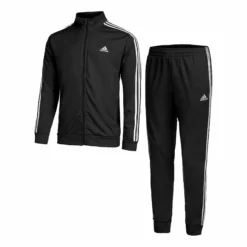 ADIDAS Sportswear Basic 3-Stripes Tricot Tracksuit Men - Black, White
