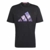 ADIDAS Designed For Movement HIIT Training T-Shirt Men - Black, Violet
