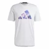 ADIDAS Designed For Movement HIIT Training T-Shirt Men - White, Violet