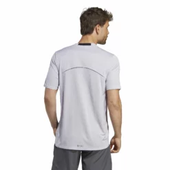 ADIDAS Designed For Movement HIIT Training T-Shirt Men - White, Violet -Tennis Shop 18021000 14
