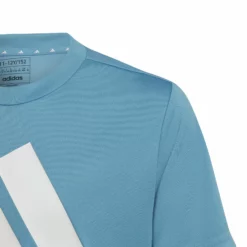 ADIDAS Train AEROREADY Logo Regular-Fit T-Shirt Boys - Turquoise, White 8 ADIDAS Train AEROREADY Logo Regular-Fit T-Shirt Boys - Turquoise, White -Tennis Shop 18074000 11