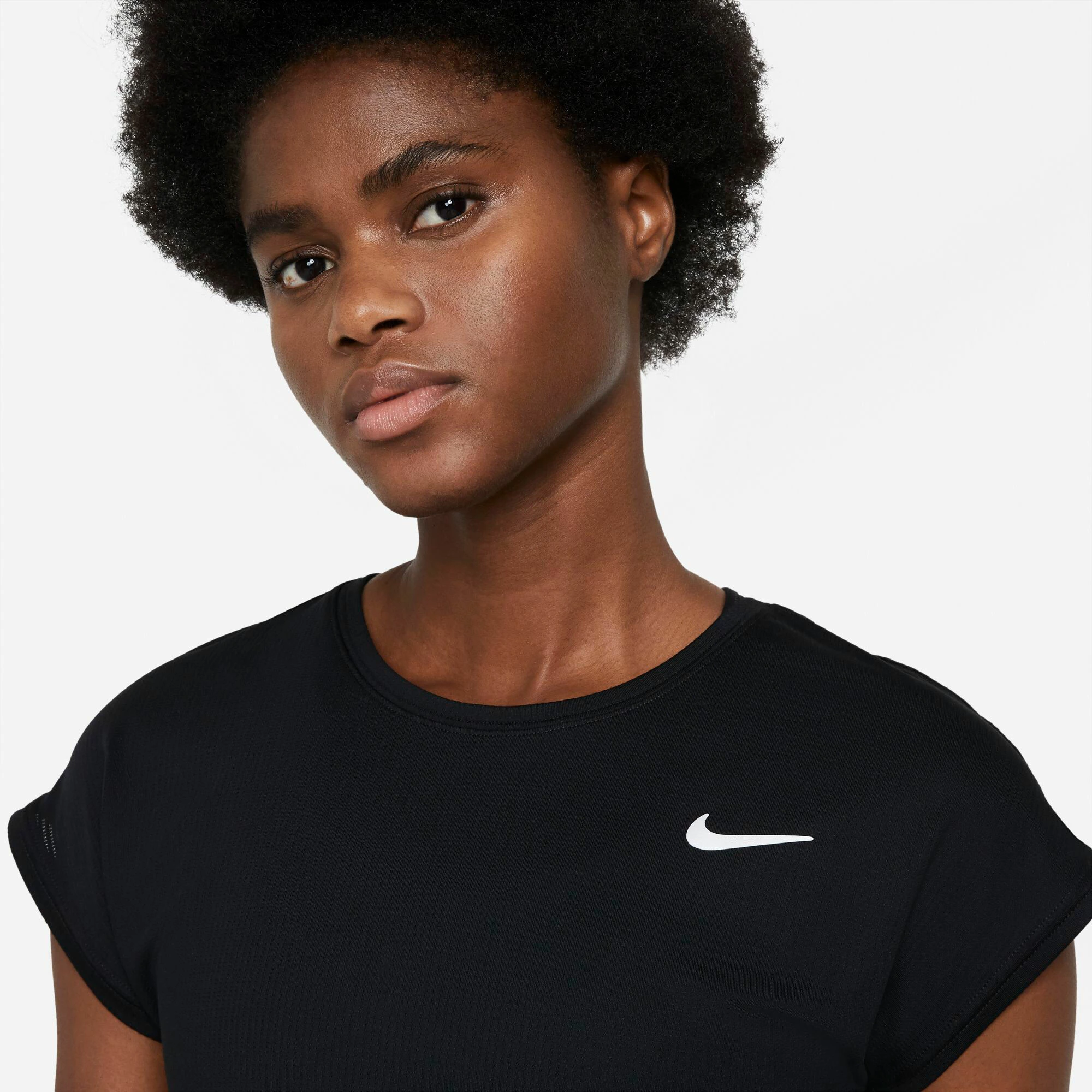 Nike Dri-Fit Victory Court T-Shirt Women - Black 4 Nike Dri-Fit Victory Court T-Shirt Women - Black - Image 4