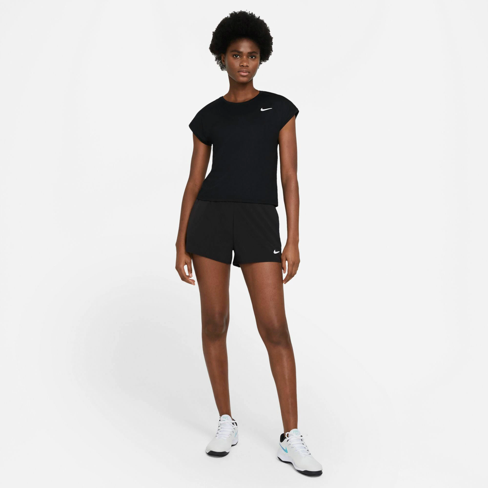Nike Dri-Fit Victory Court T-Shirt Women - Black 5 Nike Dri-Fit Victory Court T-Shirt Women - Black - Image 5