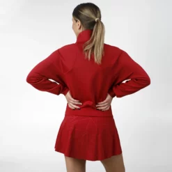 Nike Court Dri-Fit Heritage Training Jacket Women - Dark Red -Tennis Shop 55081000 12