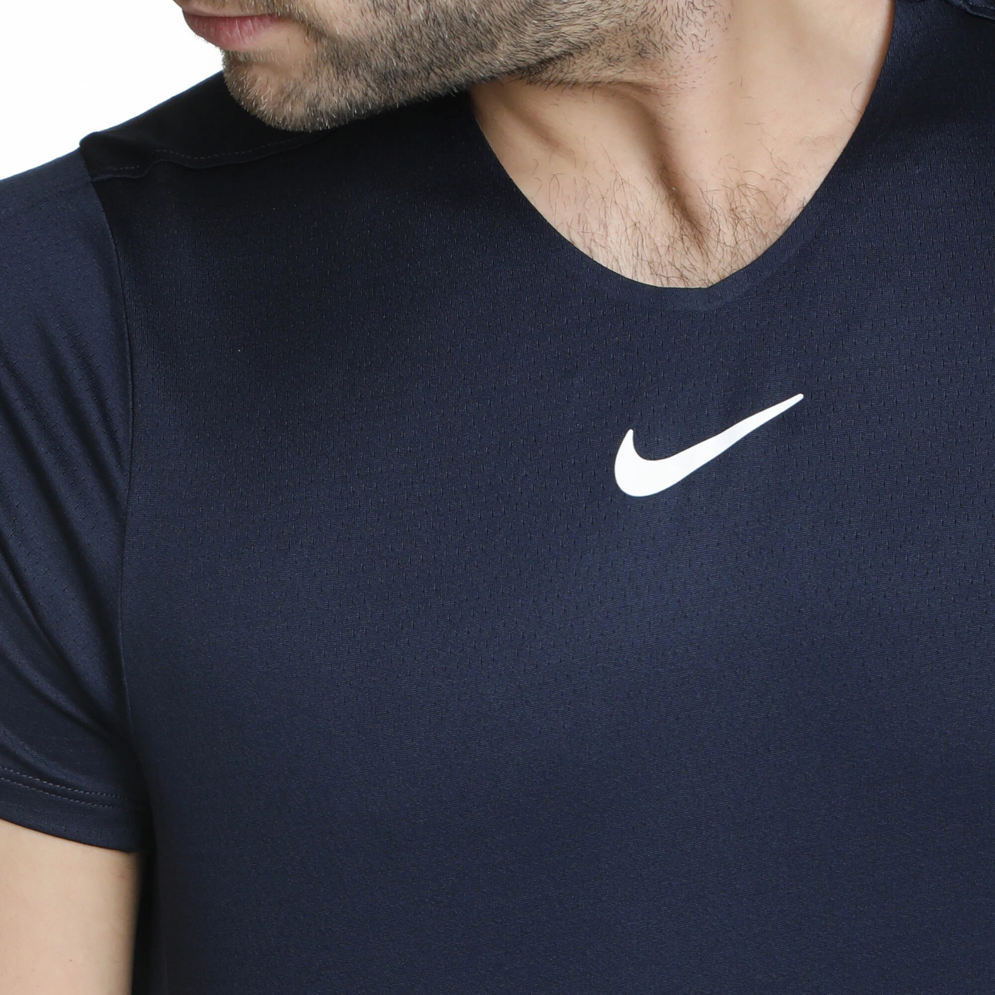 Nike Dri-Fit Advantage T-Shirt Men - Dark Blue 4 Nike Dri-Fit Advantage T-Shirt Men - Dark Blue - Image 4