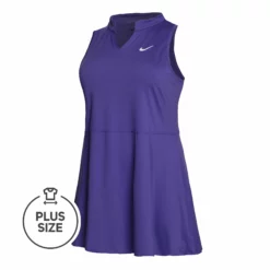 Nike Court Victory Dri-Fit Plus Dress Women - Violet