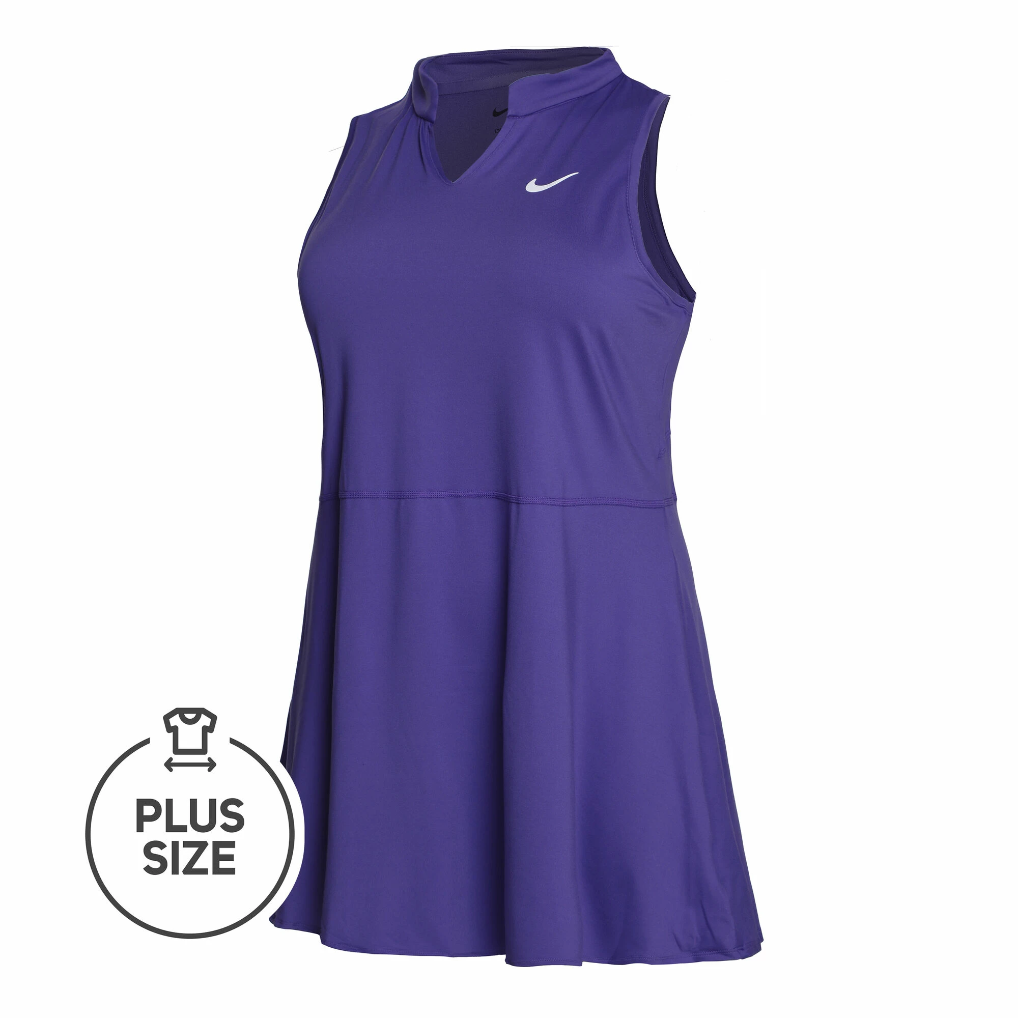 Nike Court Victory Dri-Fit Plus Dress Women - Violet 1 Nike Court Victory Dri-Fit Plus Dress Women - Violet