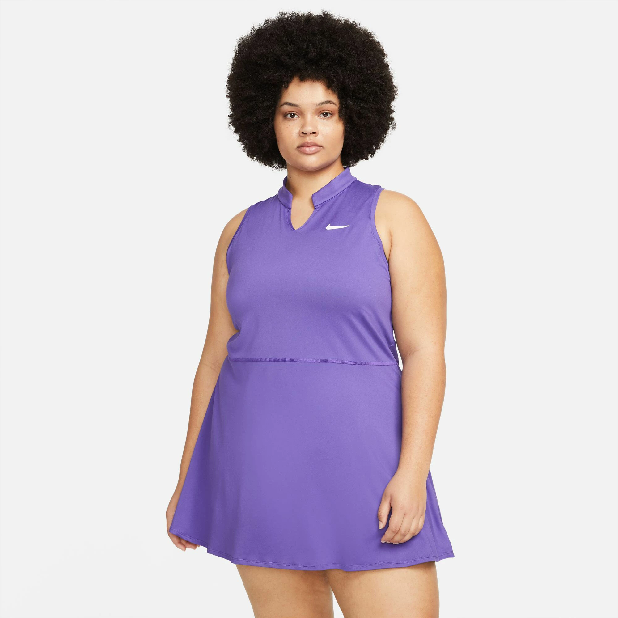Nike Court Victory Dri-Fit Plus Dress Women - Violet 4 Nike Court Victory Dri-Fit Plus Dress Women - Violet - Image 4