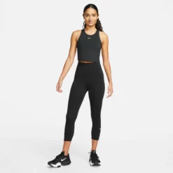 Nike Dri-Fit One High-Rise Crop Tight Women - Black 15 Nike Dri-Fit One High-Rise Crop Tight Women - Black -Tennis Shop 55878000 19