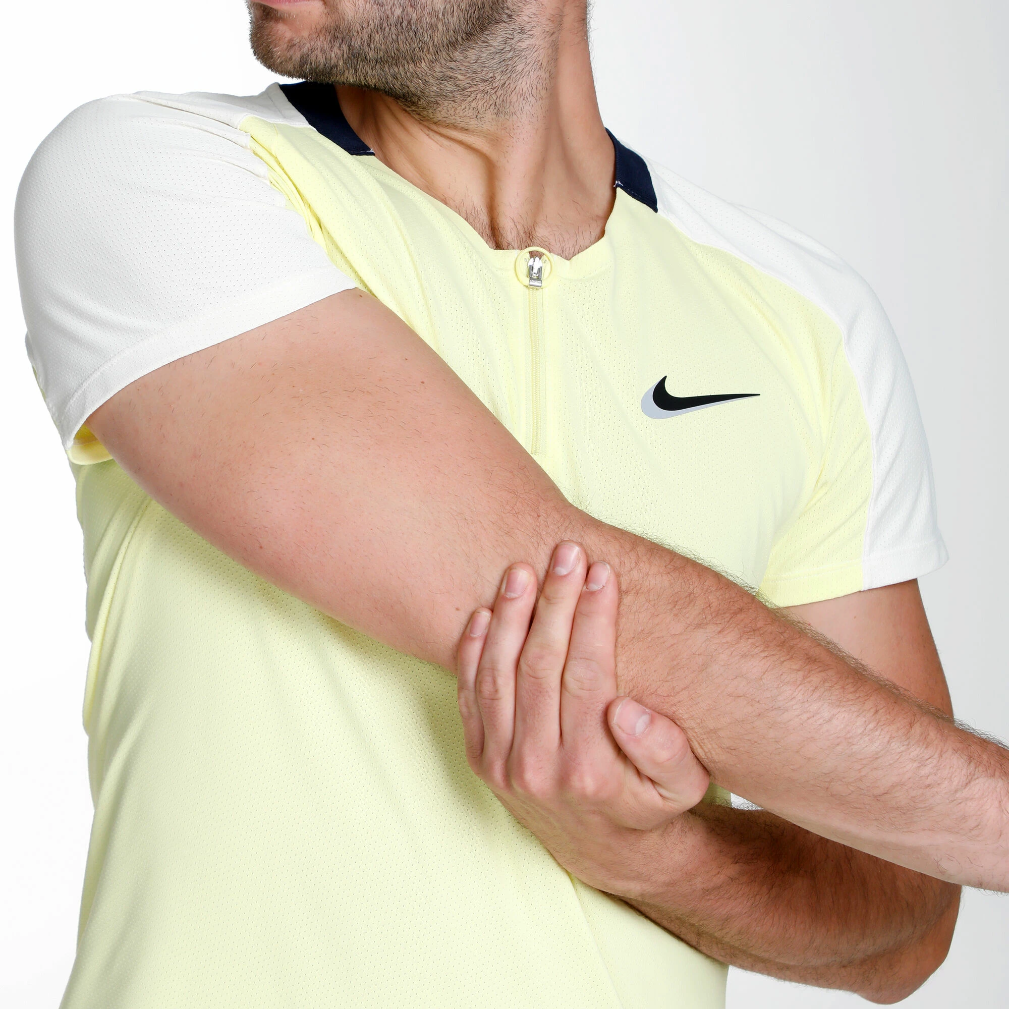 Nike Court Dri-Fit Slam Ultimate NTPS Polo Men - Yellow, White 5 Nike Court Dri-Fit Slam Ultimate NTPS Polo Men - Yellow, White - Image 5