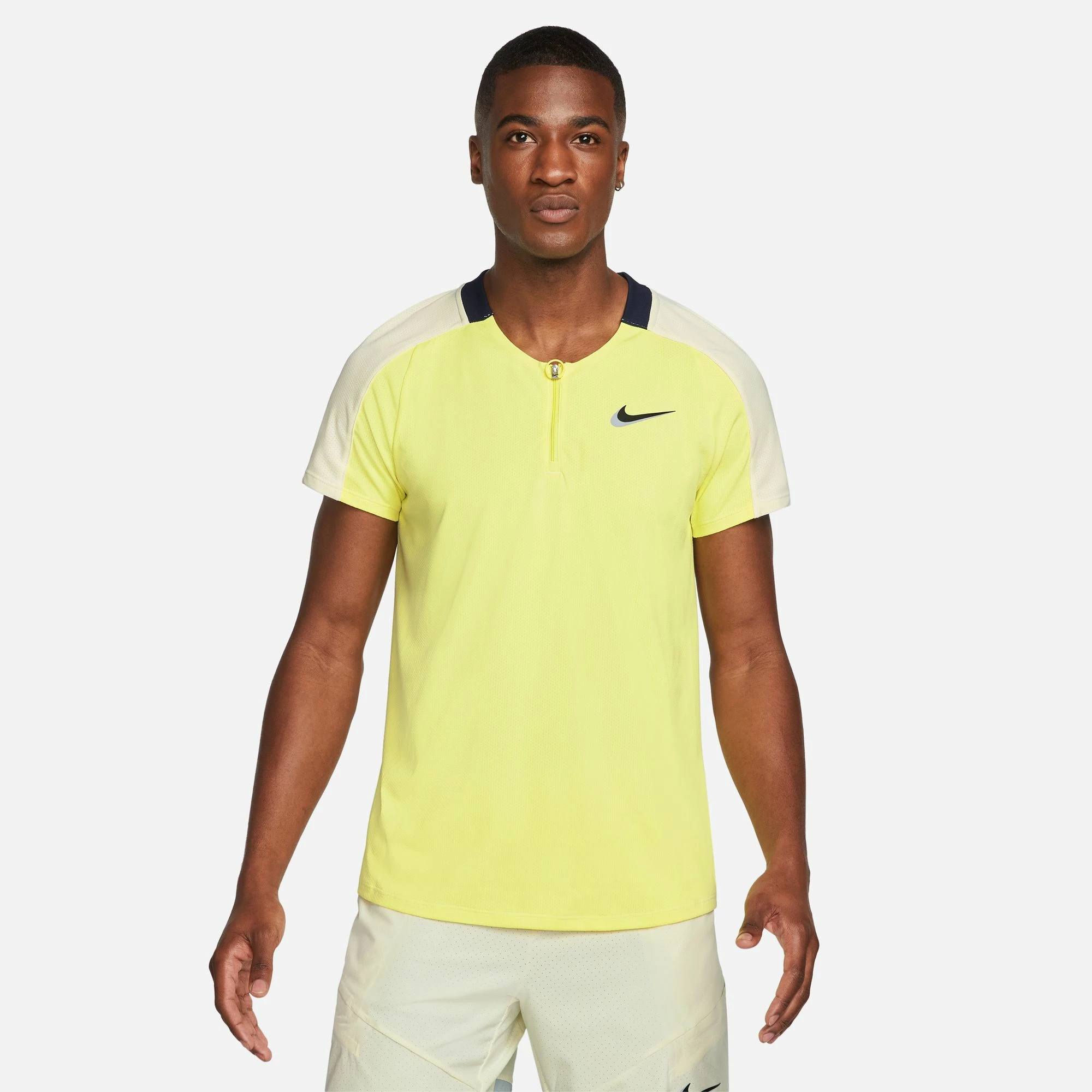 Nike Court Dri-Fit Slam Ultimate NTPS Polo Men - Yellow, White 6 Nike Court Dri-Fit Slam Ultimate NTPS Polo Men - Yellow, White - Image 6
