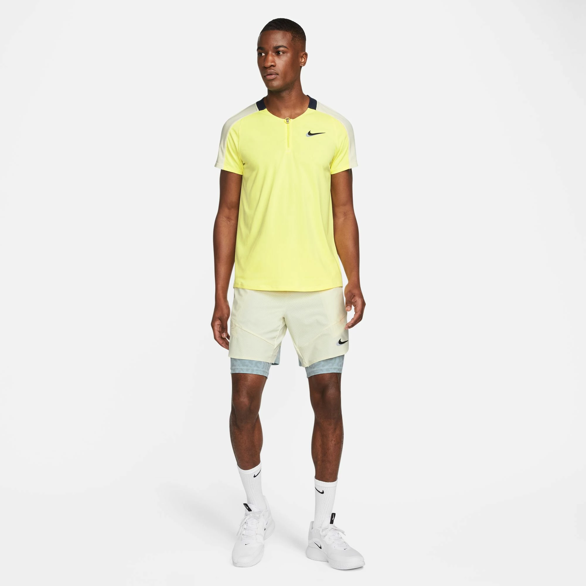 Nike Court Dri-Fit Slam Ultimate NTPS Polo Men - Yellow, White 7 Nike Court Dri-Fit Slam Ultimate NTPS Polo Men - Yellow, White - Image 7