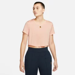 Nike Court Dri-Fit Heritage T-Shirt Women - Apricot -Tennis Shop 56198000 13