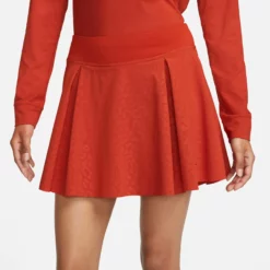 Nike Dri-Fit EMB Club Regular Skirt Women - Red -Tennis Shop 56375000 13