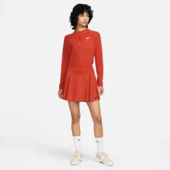 Nike Dri-Fit EMB Club Regular Skirt Women - Red -Tennis Shop 56375000 19