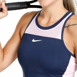 Nike Court Dri-Fit Slam Dress Women - Dark Blue, Pink -Tennis Shop 56397000 0 5