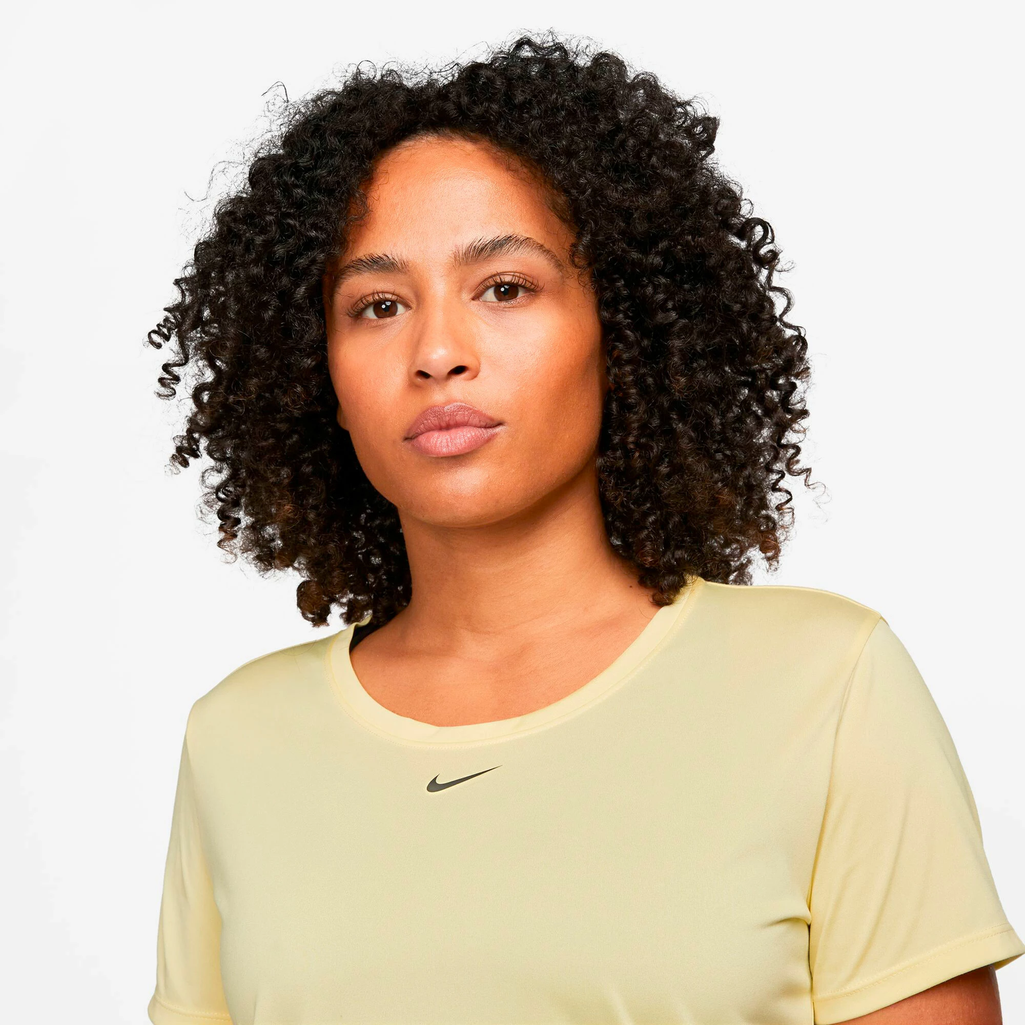 Nike Dri-Fit One STD T-Shirt Women - Yellow 8 Nike Dri-Fit One STD T-Shirt Women - Yellow - Image 8