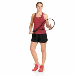 Nike Dri-Fit Swoosh Tank Top Women - Berry -Tennis Shop 56699000 0 3