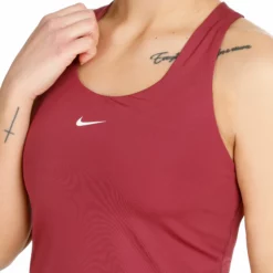 Nike Dri-Fit Swoosh Tank Top Women - Berry -Tennis Shop 56699000 0 9
