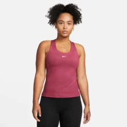 Nike Dri-Fit Swoosh Tank Top Women - Berry -Tennis Shop 56699000 13