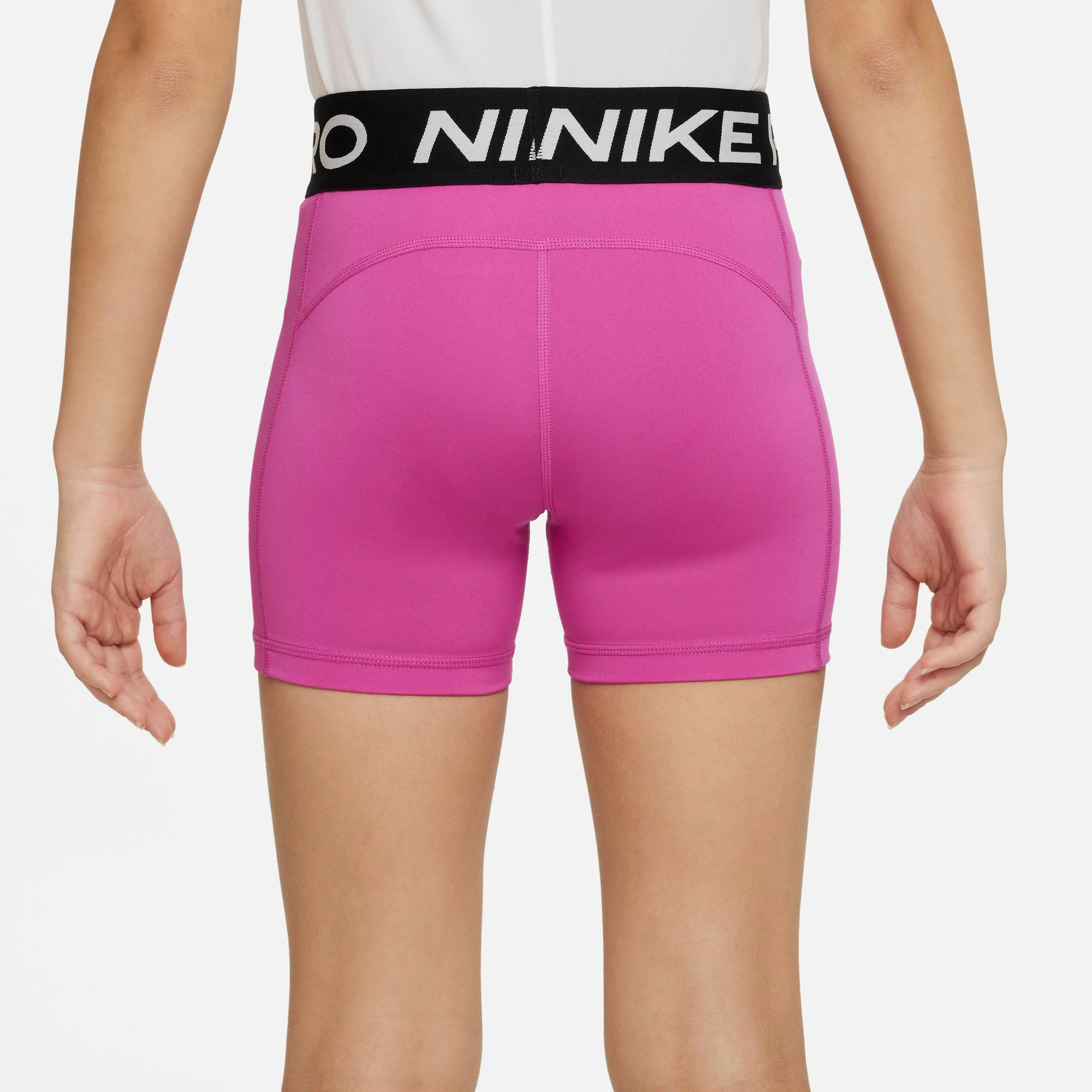 Nike Pro 3in Shorts Girls - Pink, Black 3 Nike Pro 3in Shorts Girls - Pink, Black - Image 3