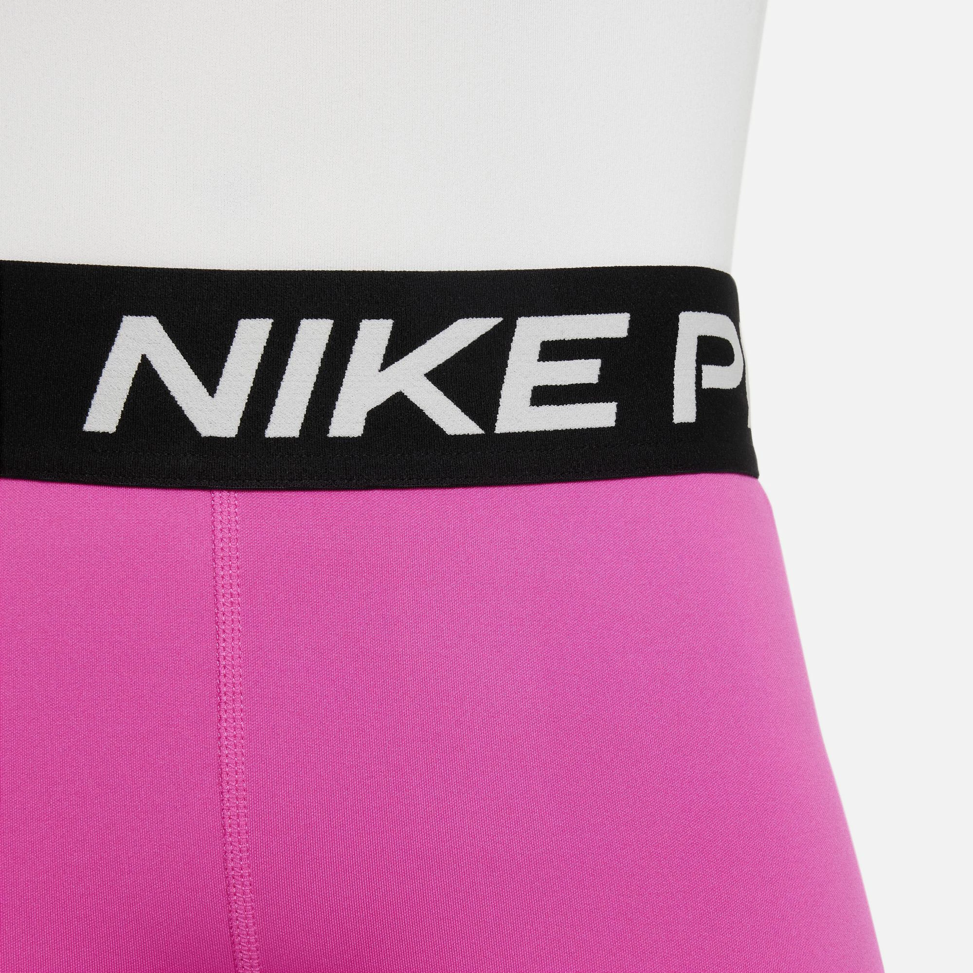 Nike Pro 3in Shorts Girls - Pink, Black 5 Nike Pro 3in Shorts Girls - Pink, Black - Image 5