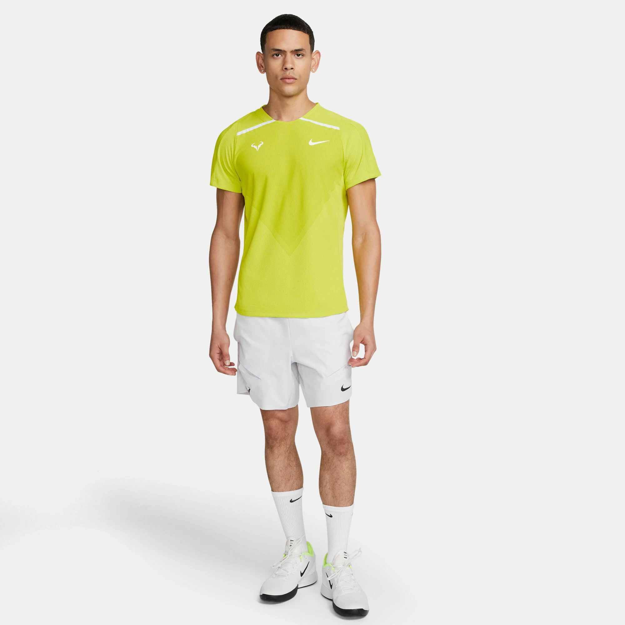 Nike Court Advantage Rafa Dri-Fit T-Shirt Men - Green 7 Nike Court Advantage Rafa Dri-Fit T-Shirt Men - Green - Image 7