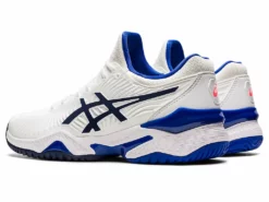 Asics Women's Court FF 2 (White/Lapis Lazuli) -Tennis Shop CFF2WomensWLL3