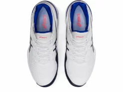 Asics Women's Court FF 2 (White/Lapis Lazuli) -Tennis Shop CFF2WomensWLL6