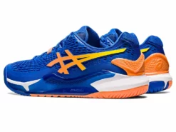 Asics Men's Gel-Resolution 9 (Tuna Blue/Sun Peach) -Tennis Shop GR3 8c2425f4 1ec5 4914 a2ef b59e7a4fd771