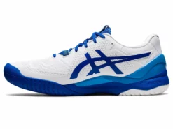 Asics Men's Gel-Resolution 8 (White/Tuna Blue) -Tennis Shop GR4