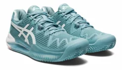 Asics Women's Gel-Resolution 8 Clay/Padel (Smoke Blue/White) 7 Asics Women's Gel-Resolution 8 Clay/Padel (Smoke Blue/White) -Tennis Shop GR8Clay3