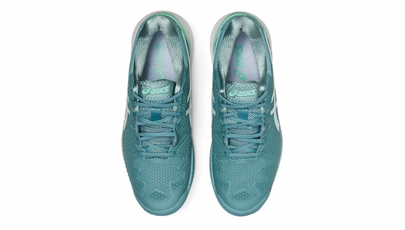 Asics Women's Gel-Resolution 8 Clay/Padel (Smoke Blue/White) 4 Asics Women's Gel-Resolution 8 Clay/Padel (Smoke Blue/White) - Image 4