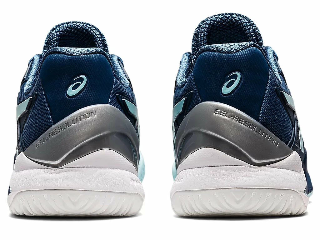 Asics Women's Gel-Resolution 8 WIDE (Light Indigo/Clear Blue) 5 Asics Women's Gel-Resolution 8 WIDE (Light Indigo/Clear Blue) - Image 5