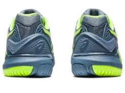 Asics Men's Gel-Resolution 9 WIDE (Steel Blue/Hazard Green) -Tennis Shop GR9MensSBHG5 424996b1 b76a 4541 be5f d546c1adf3f7