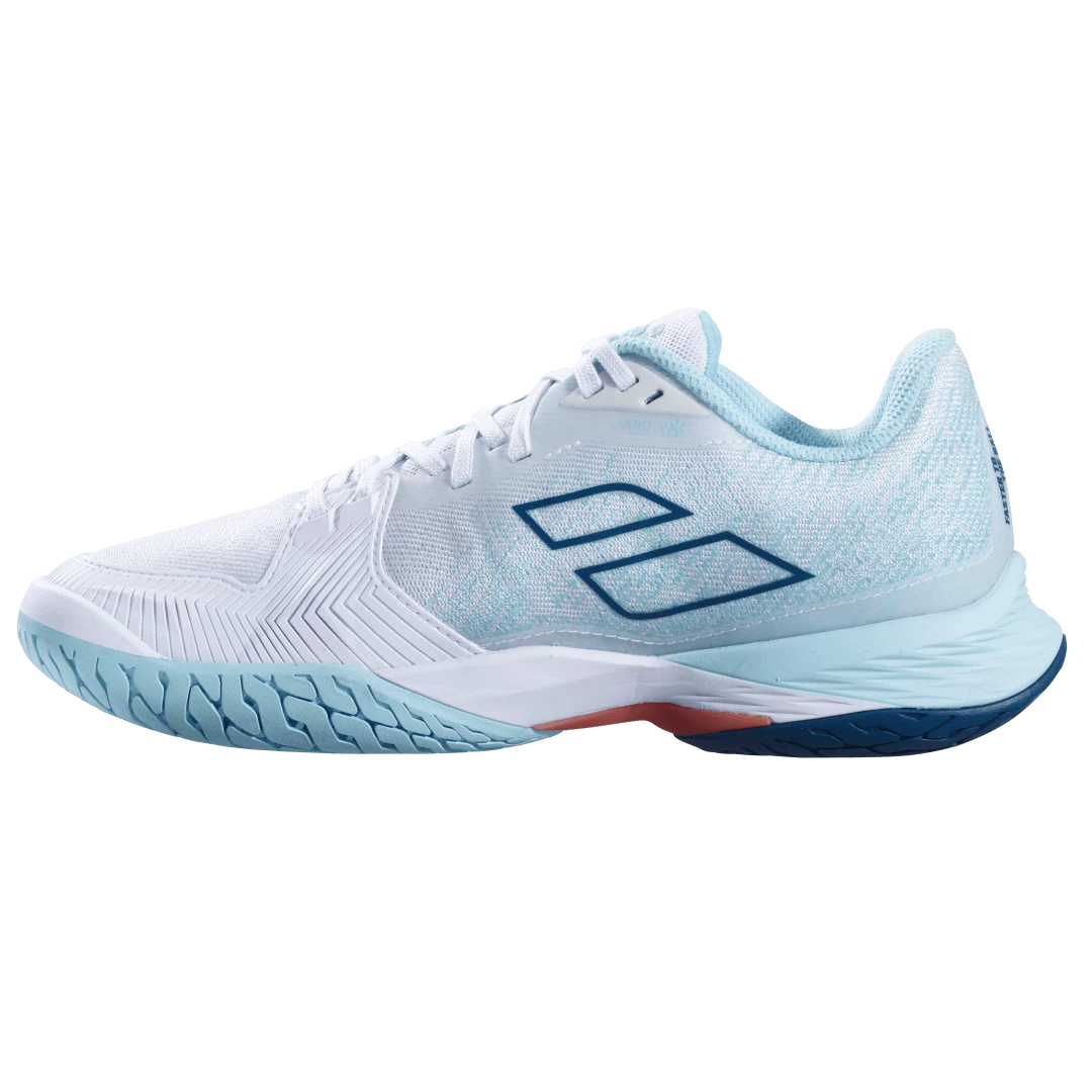 Babolat Women's Jet Mach 3 All Court (White/Angel Blue) 3 Babolat Women's Jet Mach 3 All Court (White/Angel Blue) - Image 3