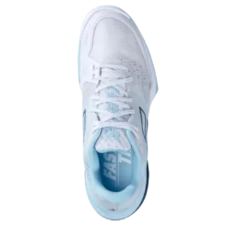 Babolat Women's Jet Mach 3 All Court (White/Angel Blue) 8 Babolat Women's Jet Mach 3 All Court (White/Angel Blue) -Tennis Shop J4 8dc29d17 90ba 473a 8abc 33991af81a1d