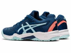 Rays Tennis Asics Gel-Resolution 8 Junior (Light Indigo/Clear Blue) -Tennis Shop Jun111