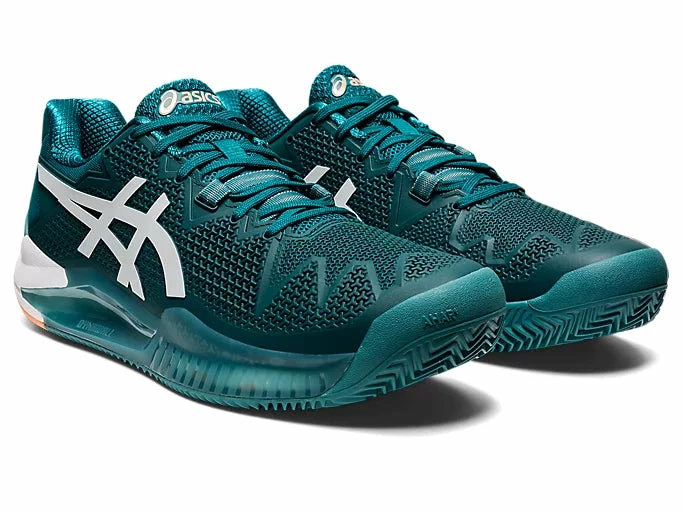 Asics Men's Gel-Resolution 8 (Velvet Pine/White) 2 Asics Men's Gel-Resolution 8 (Velvet Pine/White) - Image 2