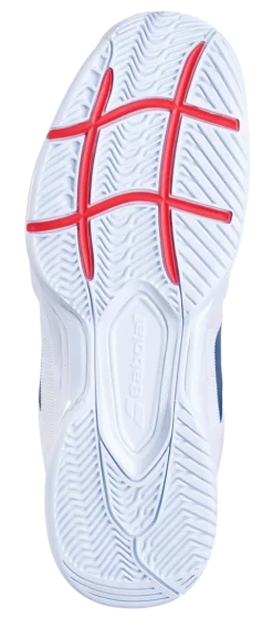 Babolat Men's SFX 3 All Court (White/Estate Blue) -Tennis Shop SFX3