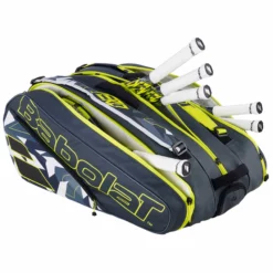 Babolat Pure Aero 2023 12-Pack Bag (Grey/Yellow)