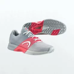 Head Women's Revolt Pro 4.0 (Grey/Pink) 9 Head Women's Revolt Pro 4.0 (Grey/Pink) -Tennis Shop wmp11111